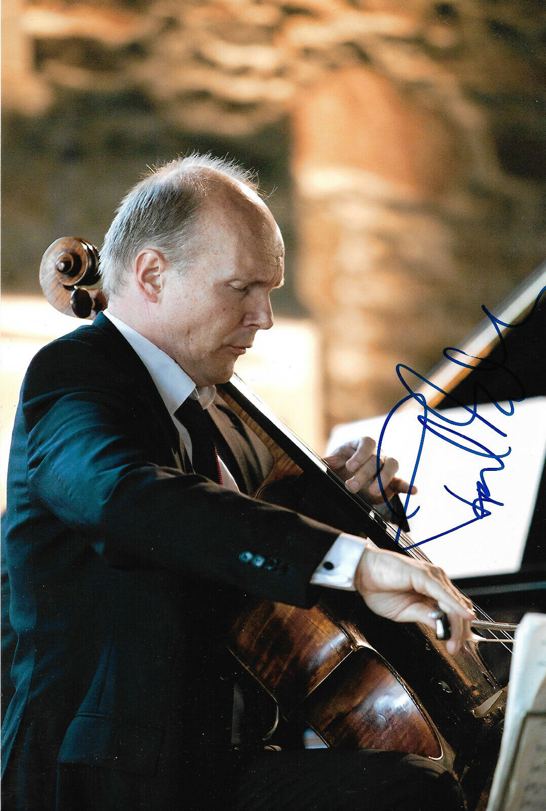 Truls Mork Cellist signed 8x12 inch Photo Poster painting autograph