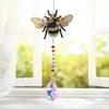 DIY 5D Mosaic Sun Catcher Jewelry Diamond Painting Window Wind Chime (Bee)