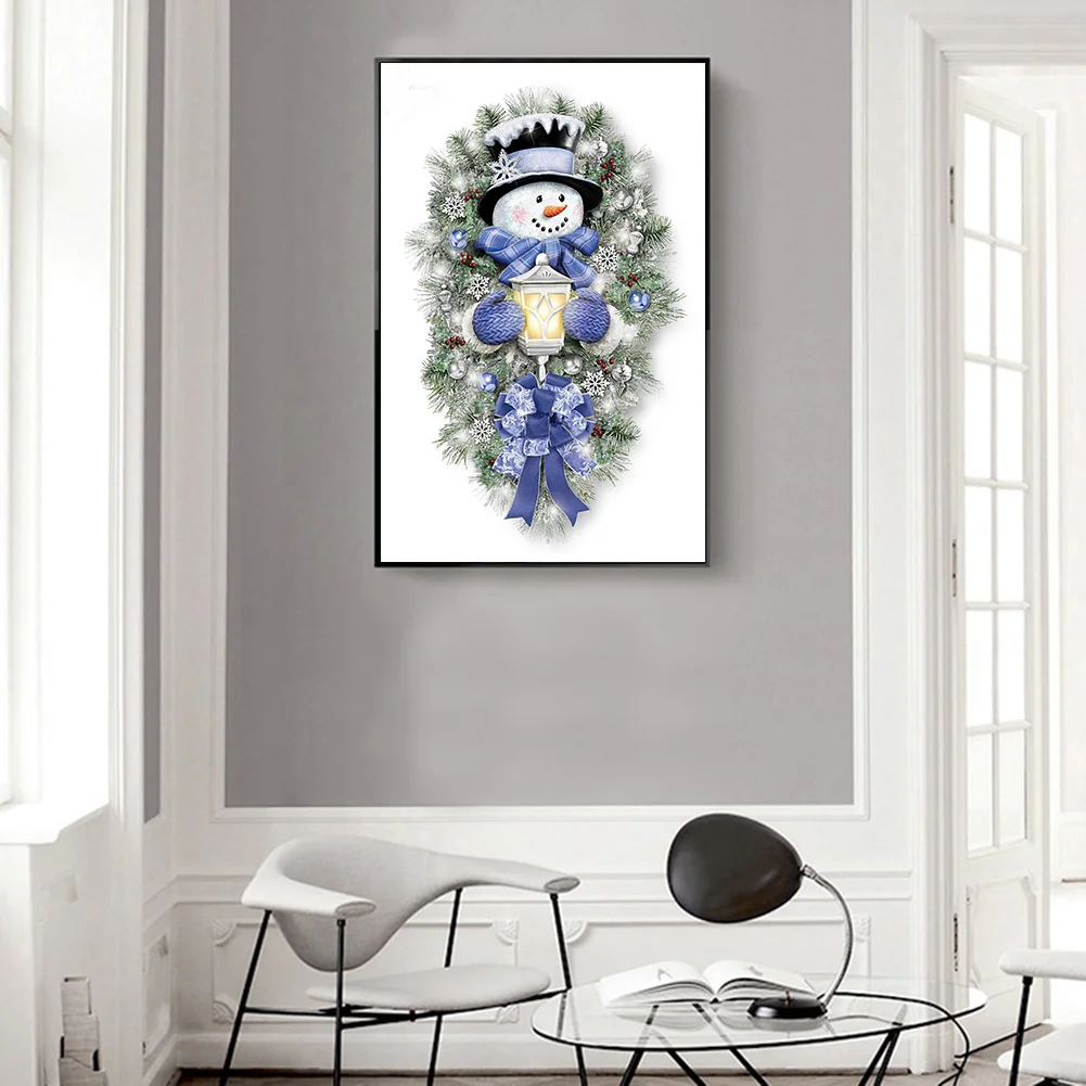 Diamond Painting - Full Round Drill - Snowman(40*60cm)