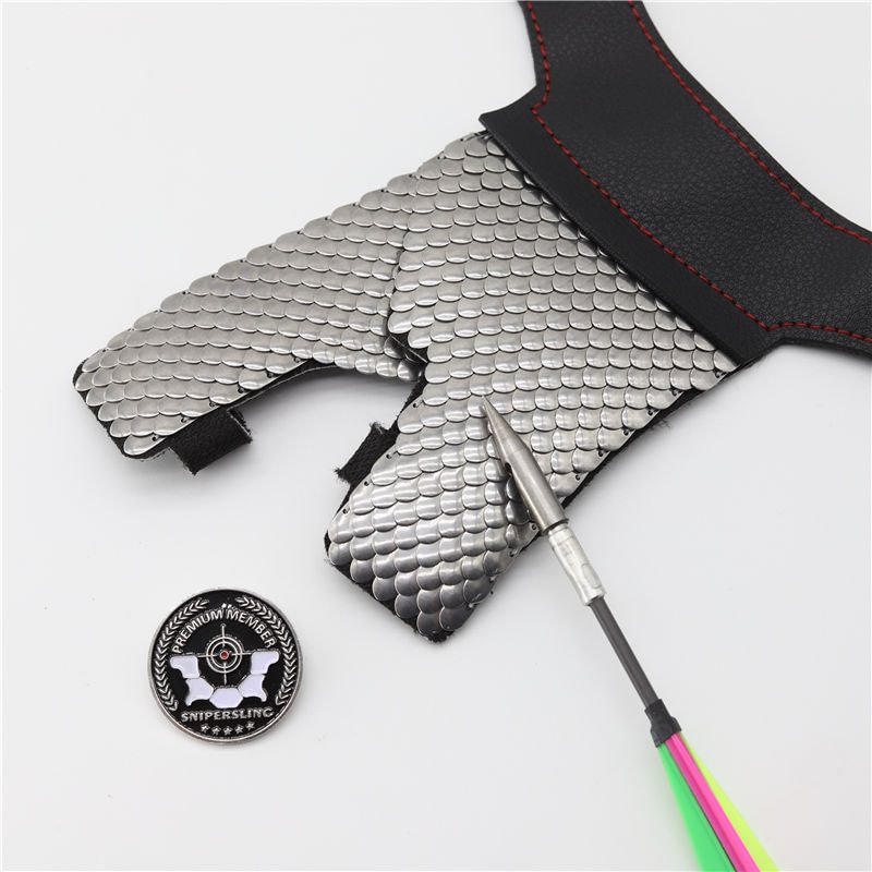Handmade Dragon Scale Kevlar Protective Glove For Slingshot Shooting