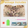 Xmas Deer DIY Pearl Diamond Painting PU Cover Tissue Holder Kit Pearl Art Painting Decoration for Home & Gifts