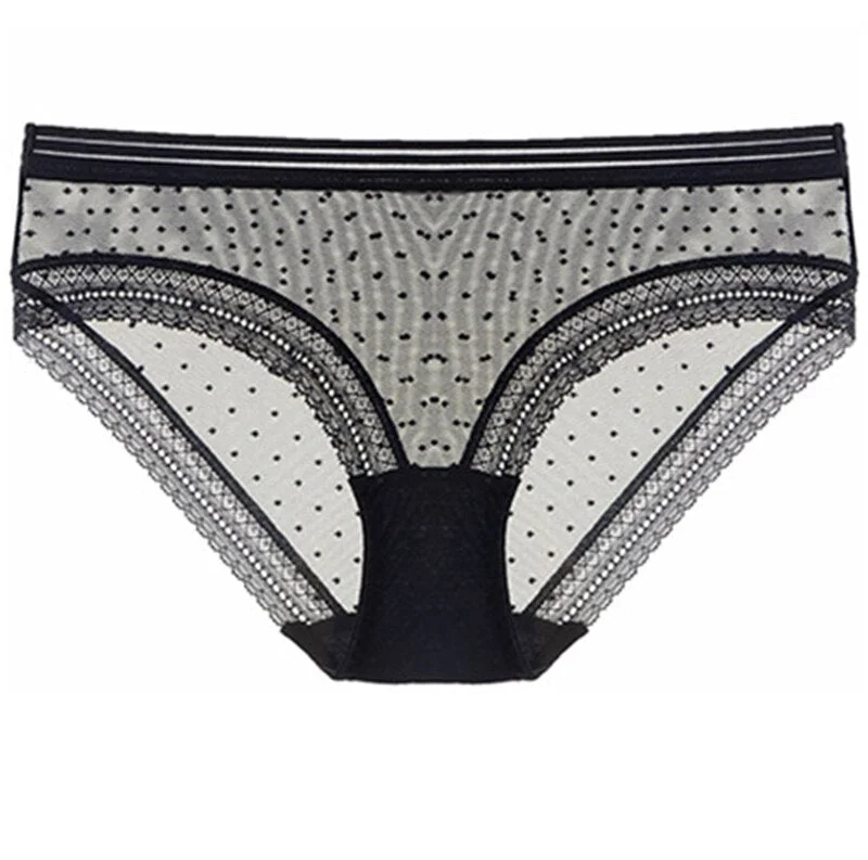 Sexy Hollow Briefs Women Lace Panties Antibacterial Crotch Girls Underpant Lingerie Underwear Girls Intimates трусы женские