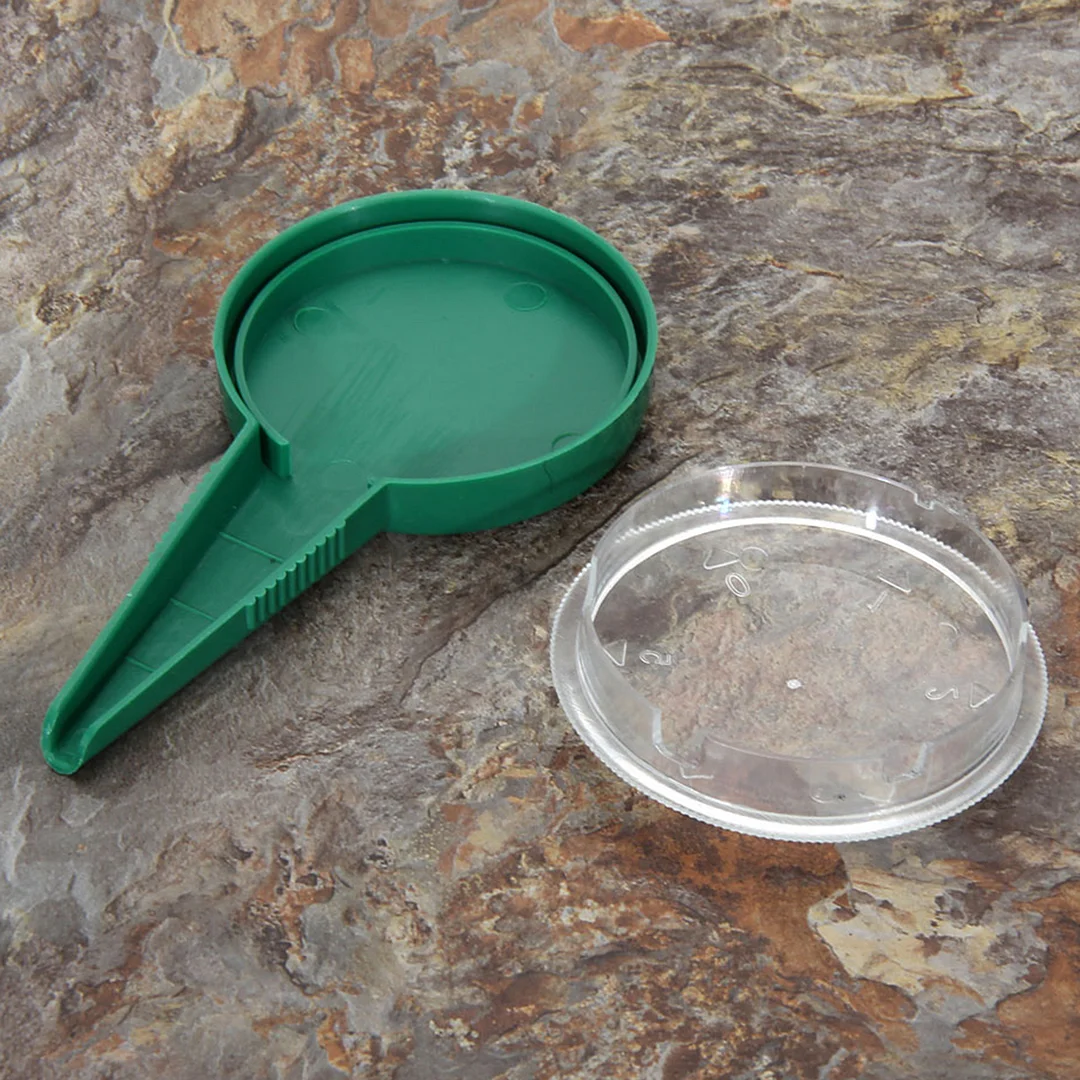 Seed Dispenser, Seed Spreaders Garden Seeder Sower with Adjustable Hole