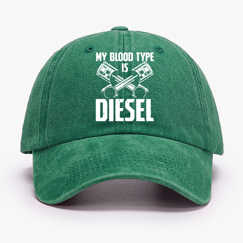 My Blood Type Is Diesel Posters Hat ctolen