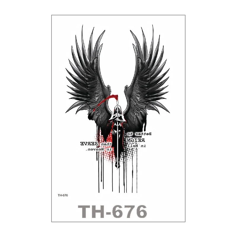 SDRAWING Temporary Tattoo For Women Sexy Tattoo Stickers Body Art Tattoo Chest Stickers Arm Tattoo Men Fashionable Fake Tatoo Cool Tattoo