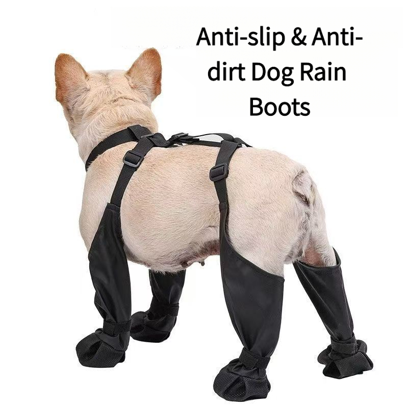 Waterproof Dog Rain Boots| Soft Non-Slip Outdoor Dog Shoes
