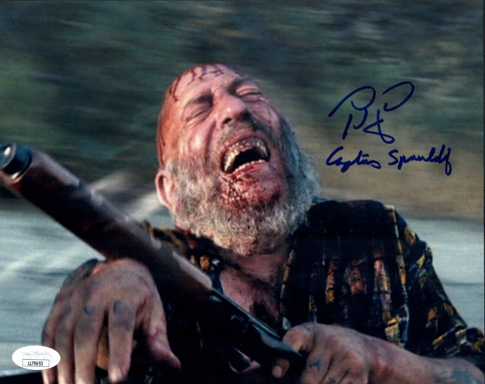 SID HAIG Signed 8x10 Photo Poster painting CAPTAIN SPAULDING Autograph JSA COA Cert