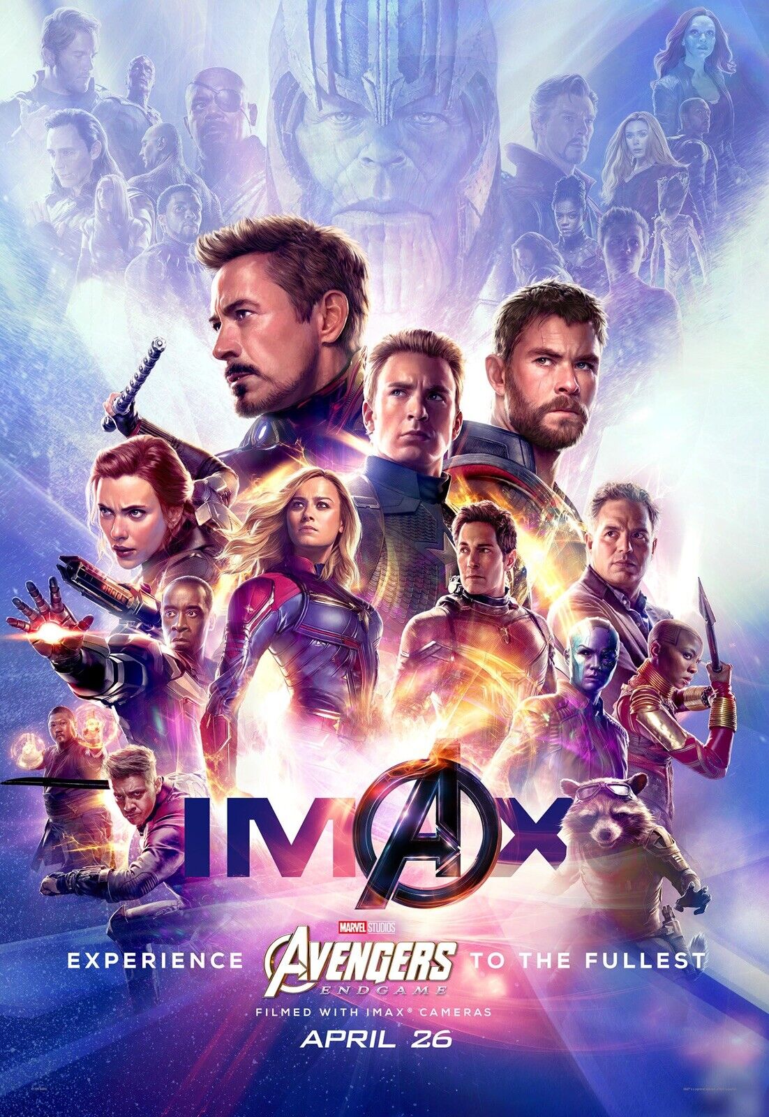 Marvel Avengers Endgame Movie Imax Poster 12x18 Photo Poster painting IMAX Iron Man