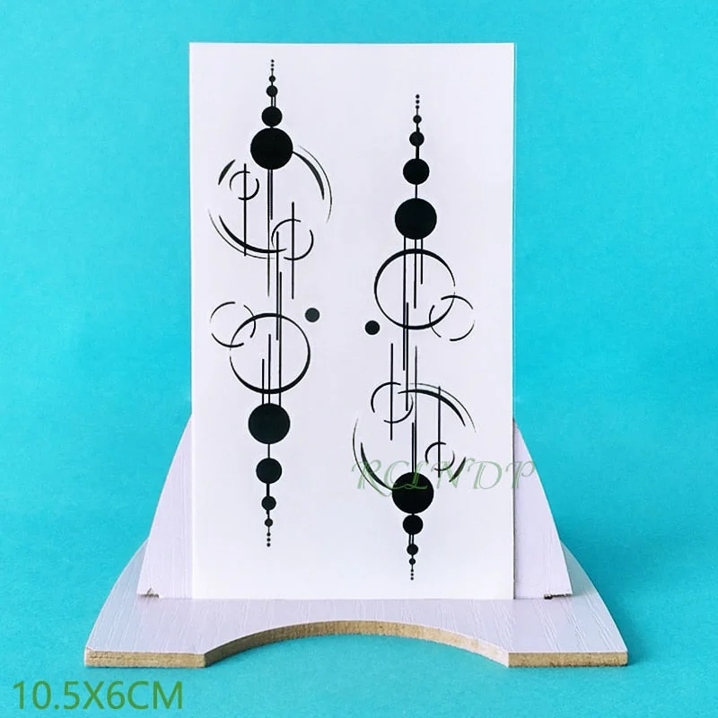 Waterproof Temporary Tattoo Sticker arrow ball Flash Tatoo Fake Tatto arm leg Wrist Foot hand shoulder For Girl Men Women