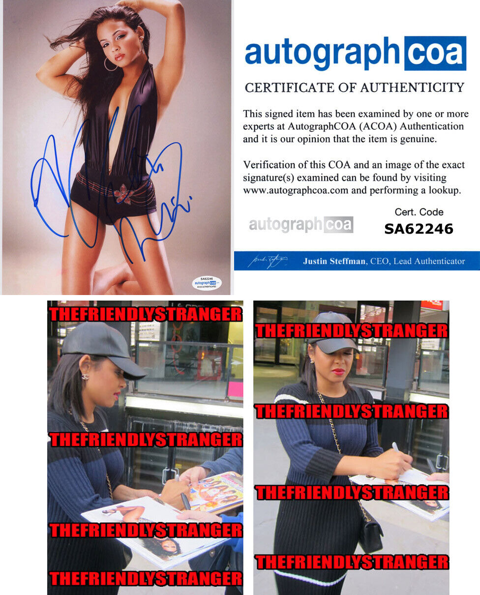 CHRISTINA MILIAN signed Autographed 8X10 Photo Poster painting - PROOF - Full Signature ACOA COA