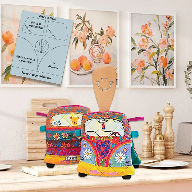 【Mother's Day Special】Camper Van Pot Holder Template (Printed Instruction Included)