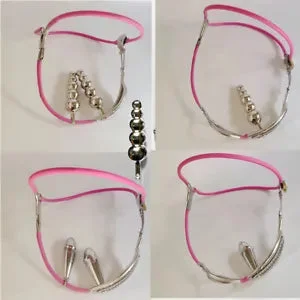 pornhint Pornhint Female Stainless Steel Chastity Belt  bdsm bondage Pants Plugs Device hole
