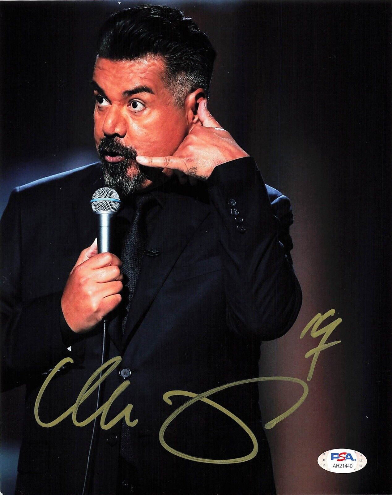 george lopez Signed Autographed 12x8 Photo Poster painting Pic Smurfs Psa Coa