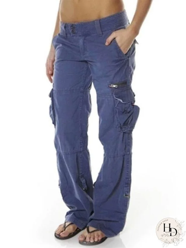 Streetwear-Inspired Black Cargo Pants