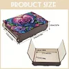 (US Local)Diamond Painting Storage Box DIY 5D Diamond Painting Jewelry Box (Rose)