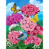 Diamond Painting-DIY Crystal Rhinestone Butterfly Flower
