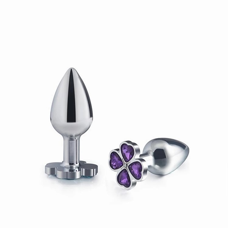 Small Medium Large Set of Four Leaf Metal Anal Plugs Jewelry Ass Beads Anal Plugs