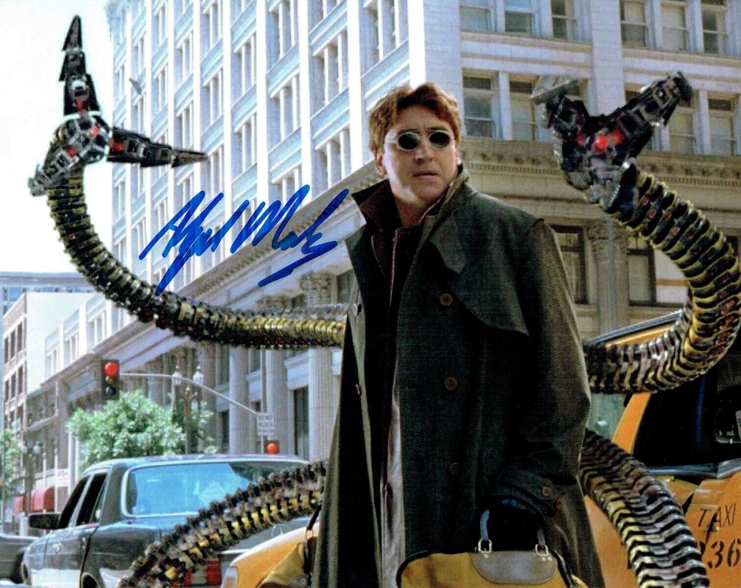 Alfred MOLINA SIGNED Autograph Photo Poster painting 2 AFTAL COA Spiderman Dr Doctor Octopus