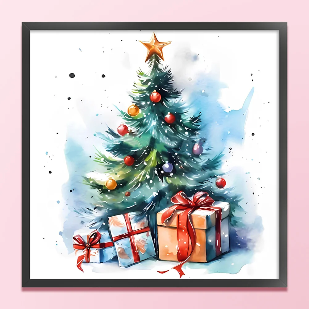DIY Stamped Cross Stitch 11CT Full Embroidery 50*50cm - Christmas Tree