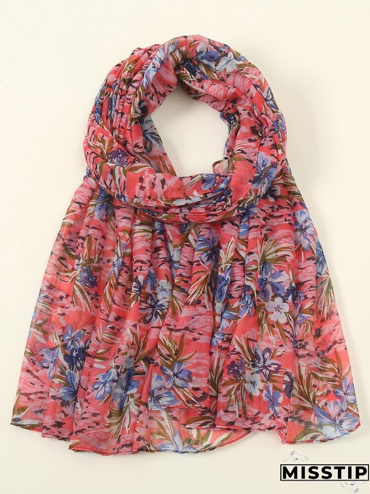 Floral Print Scarf