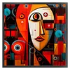 Abstract Figure Painting-11CT Stamped Cross Stitch 40*40cm/15.75*15.75in tapestrymarket