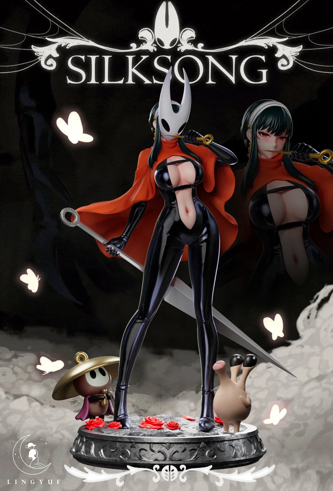 ヨル・フォージャー × Silksong ホーネットコスプレ 樹脂 フィギュア 1/6 Scale Hornet Suit Ver. Yor Forger - Hollow Knight SPY X FAMILY