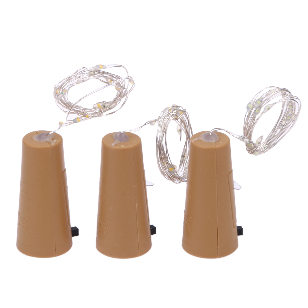 

3Pcs 75cm 15 LED Lamp Cork Shaped Bottle Stopper Light Glass Wine LED, 501 Original