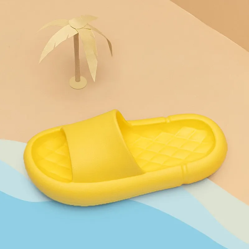 Platform Slippers Women Men Slides Indoor Women Shoes Bathroom EVA Shower Home Slipper Soft Pool Summer Beach Sandals