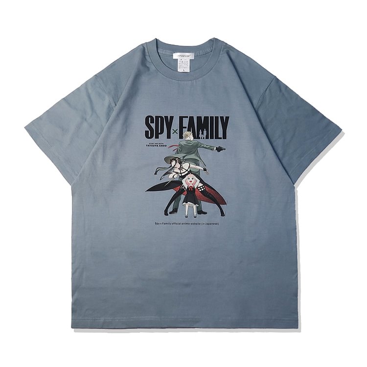 Pure Cotton Spy X Family Anime T-shirt  weebmemes