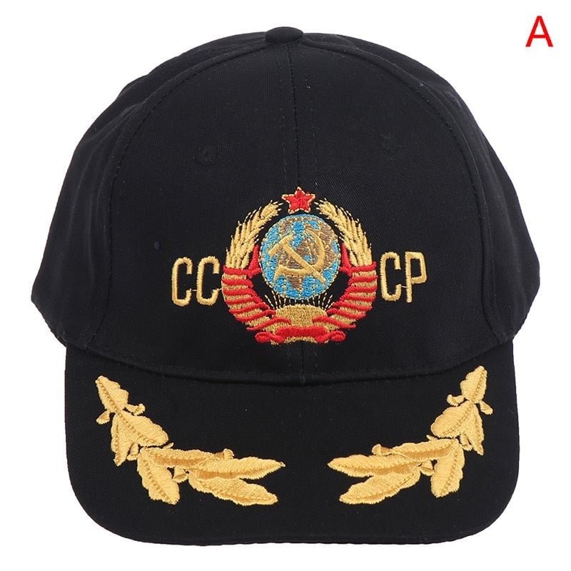 2020 CCCP USSR Russian Style Baseball Cap Unisex black Red cotton snapback Cap with 3D embroidery Best quality hats