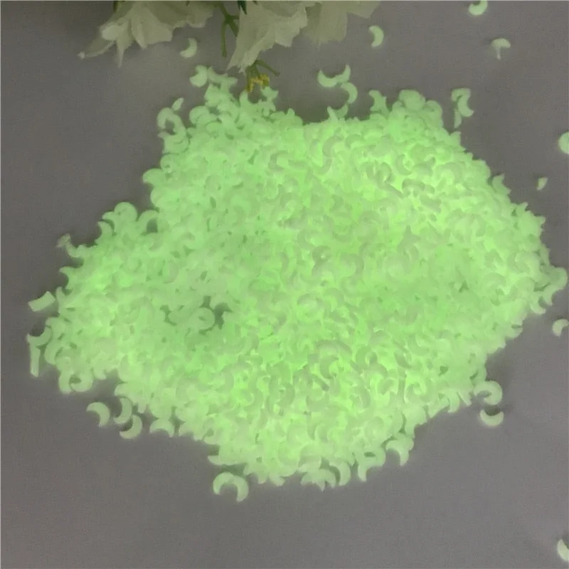 20g Luminous Moon stars for Resin DIY Supplies Nails Art Polymer Clear Clay accessories DIY Sequins scrapbook shakes Craft