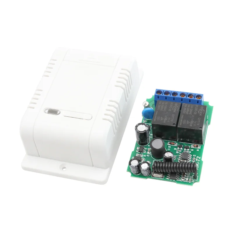 AC 110v 220v 2 channel 10amp relay receiver switch 315/433Mhz