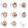 (US Only)8pcs 2D Flat Bee Gnome DIY Diamond Painting Art Hooks No Hole Punching Wall Art