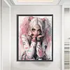 （AB/Round Drills)Harley Quinn-Full Diamond Painting 50*60CM