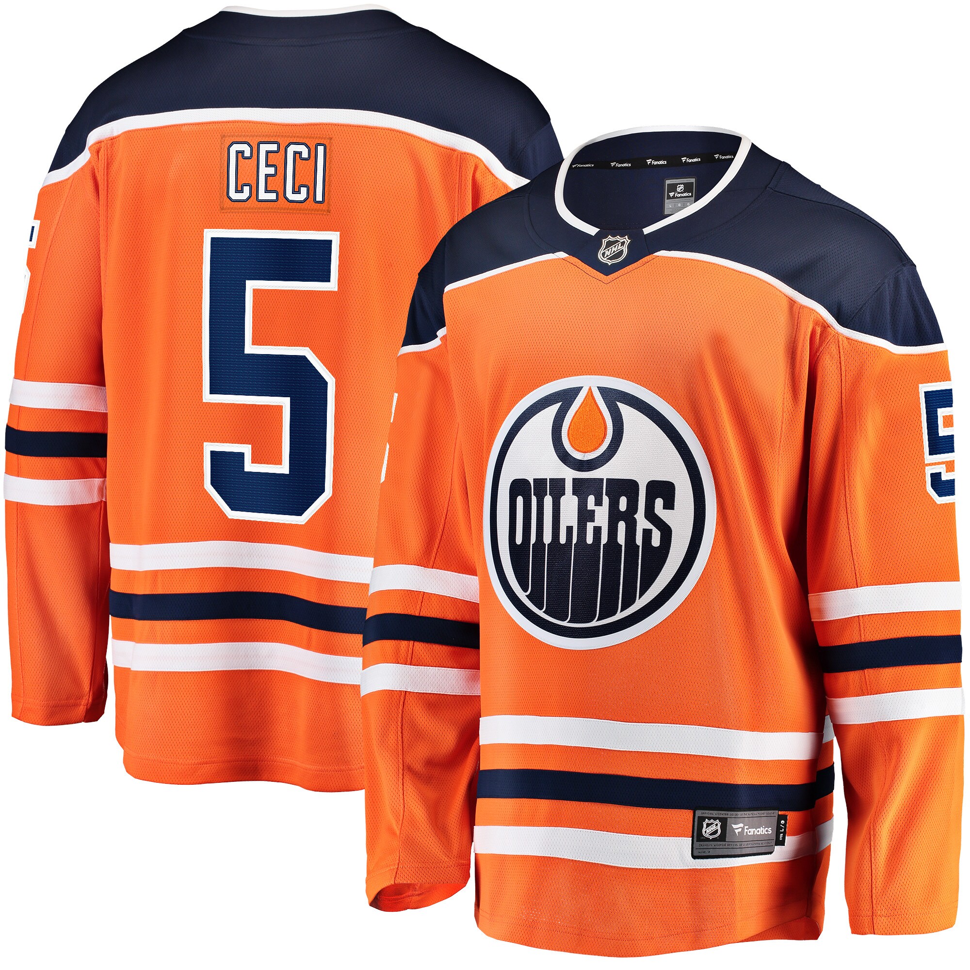 Cody Ceci Edmonton Oilers Fanatics Home Breakaway   Jersey &ndash; Orange mysite
