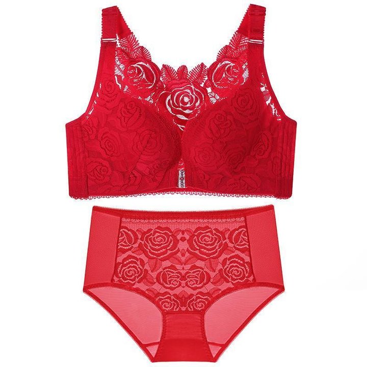  thdmladies Undertint Rose Lace Bra Set thedmladies