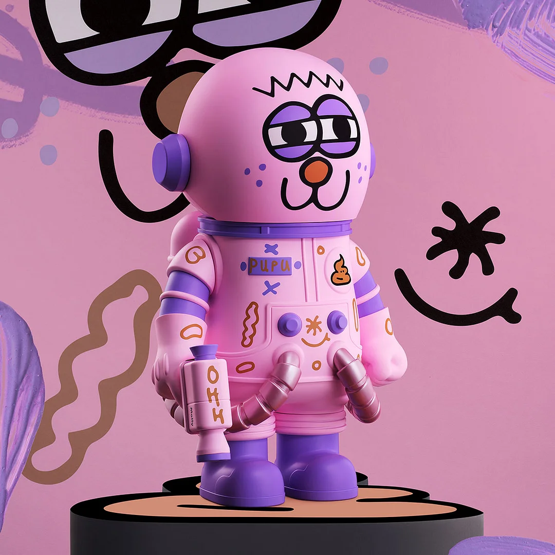 MEGA SPACE MOLLY 400% JON BURGERMAN SPACE CADETS Series Blind Box