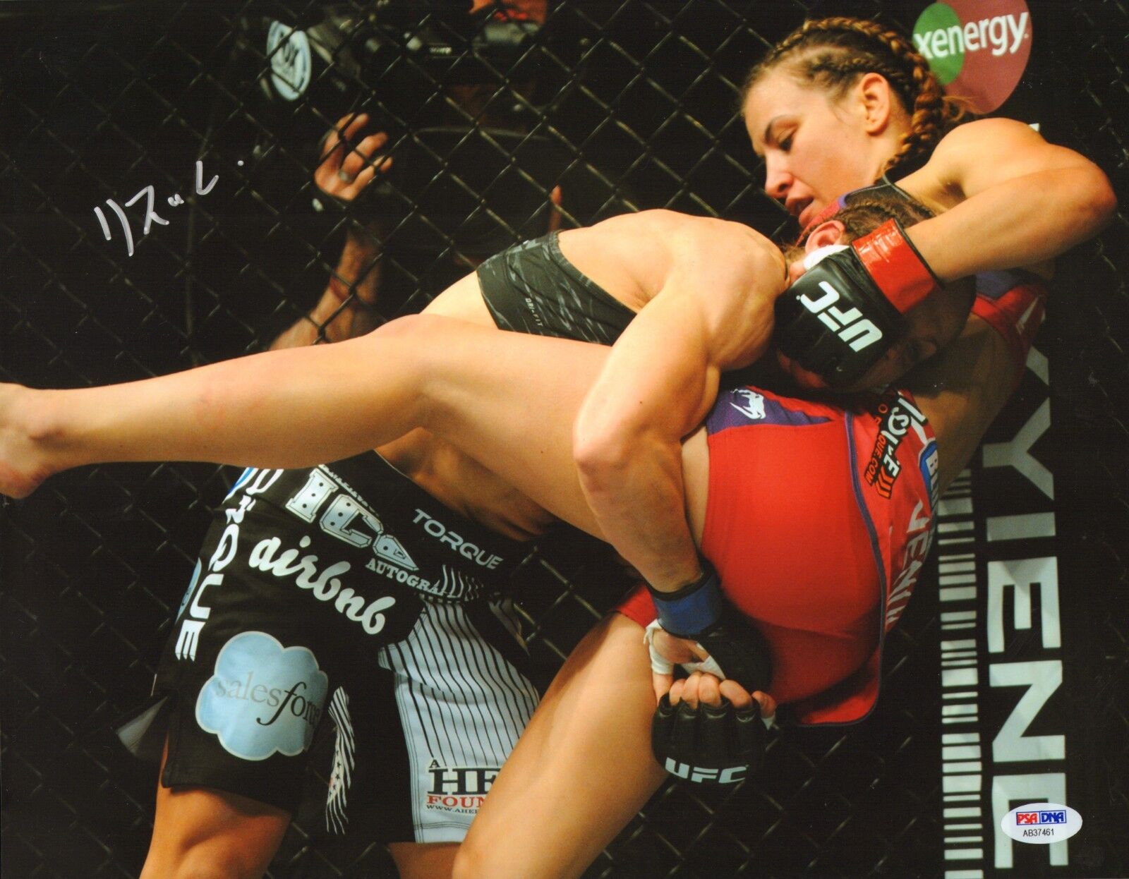 Liz Carmouche Signed 11x14 Photo Poster painting PSA/DNA COA UFC on Fox 8 11 Picture Autograph 2