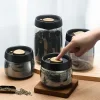 Airtight Glass Food Storage Jars - Transparent, Sealed, Moisture-Proof, and Vacuum Containers for Coffee Beans, Available in 500/900/1200/1800ml - Essential Home Supplies