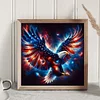 Drapeau aigle-perceuse ronde peinture diamant-30*30cm