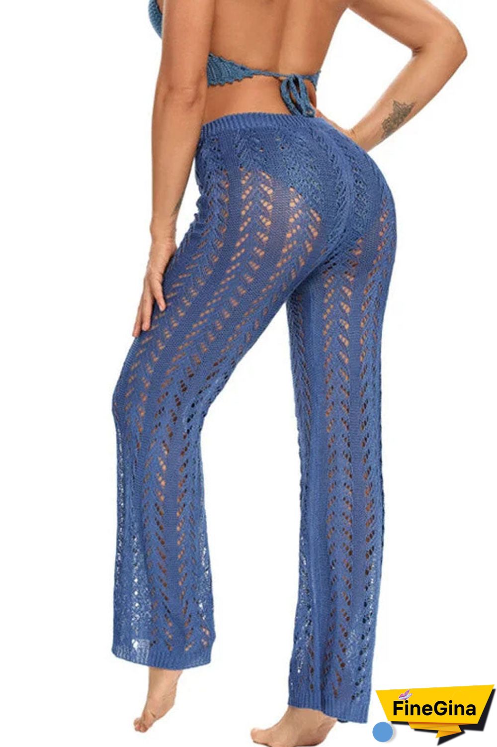 Boho Crochet Trousers