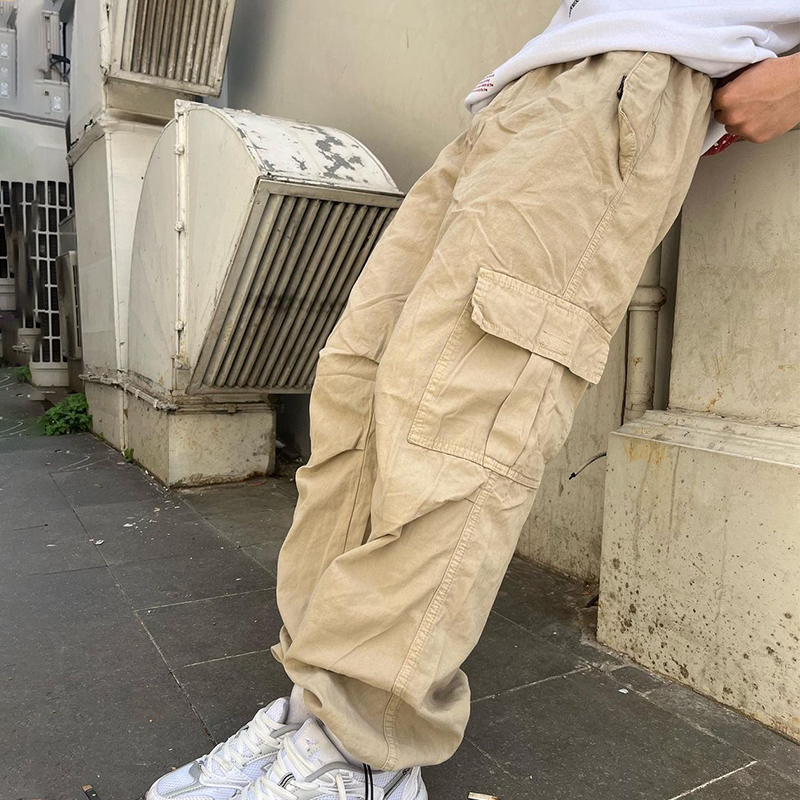 Unisex Street Cargo Pocket Pants、、URBENIE