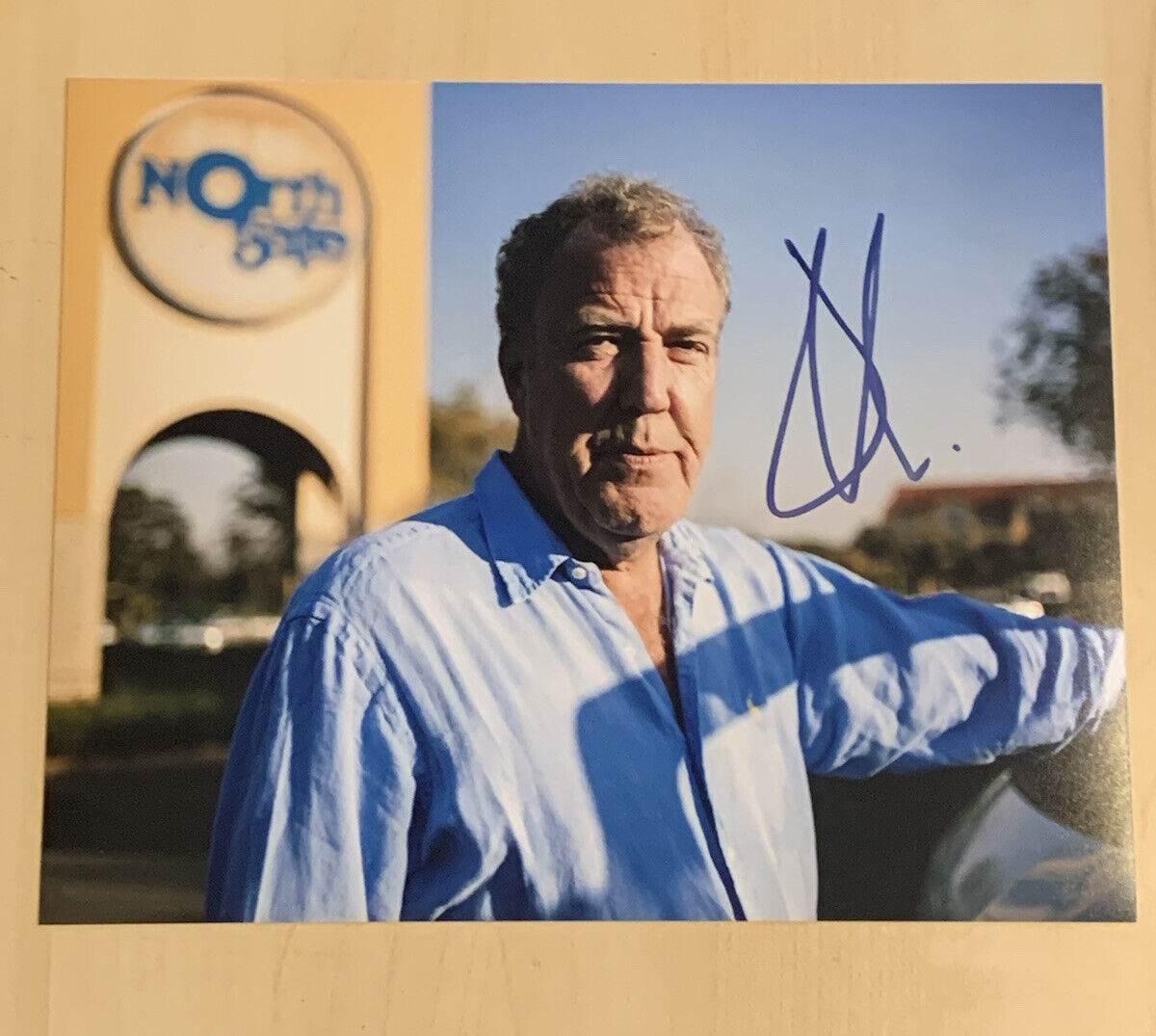 JEREMY CLARKSON HAND SIGNED 8x10 Photo Poster painting AUTOGRAPHED TOP GEAR SHOW COA