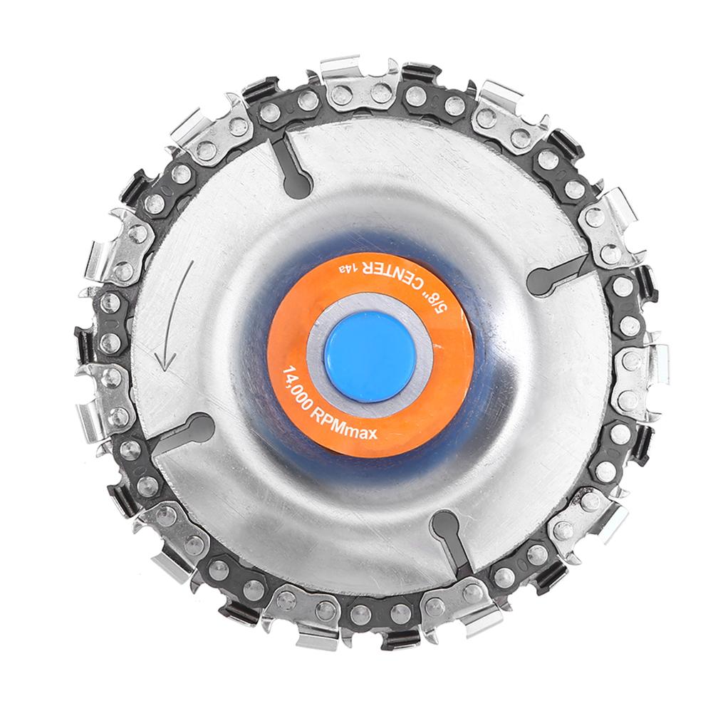 

4 Inch Chain Grinder Chain Saws Disc Wood Carving Disc Angle Grinding Tool, 501 Original