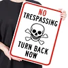 Warning No Trespassing - Vintage Metal Signs(12*16Inch) - Warning