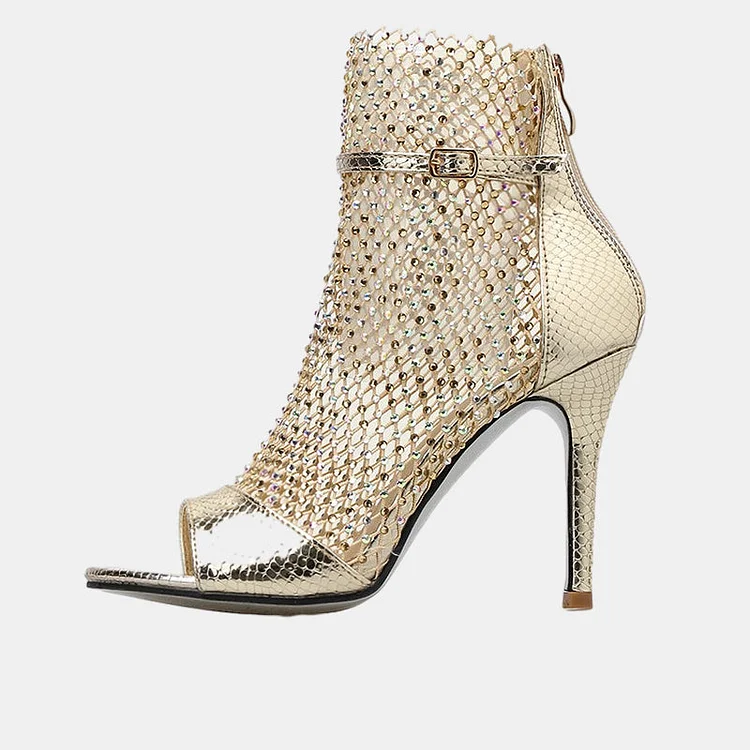 Scaevola Hollow-out Ankle Boots shopify Stunahome.com