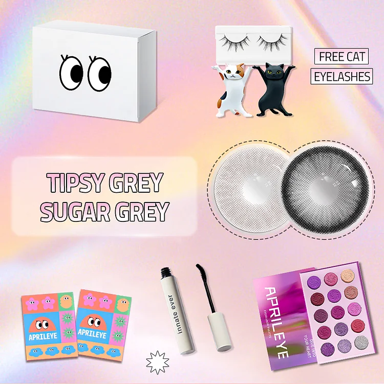 Tipsy & Sugar Gift Set-Purple ( Please remember to choose the degree) 
