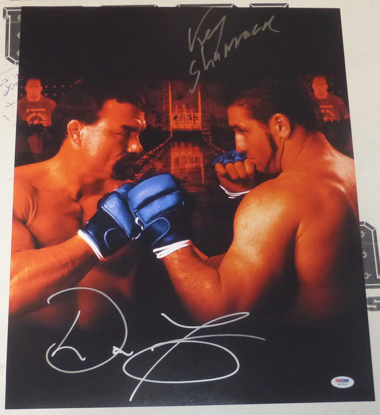 Ken Shamrock & Don Frye Signed Pride 19 16x20 Photo Poster painting Poster PSA/DNA COA UFC Auto