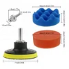 22Pcs 3 Inch Car Polisher Pads Kit Reusable Buffer Drill Wheel Polisher Washable