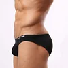 Men's Nylon Solid Contour Pouch Bikini Briefs
